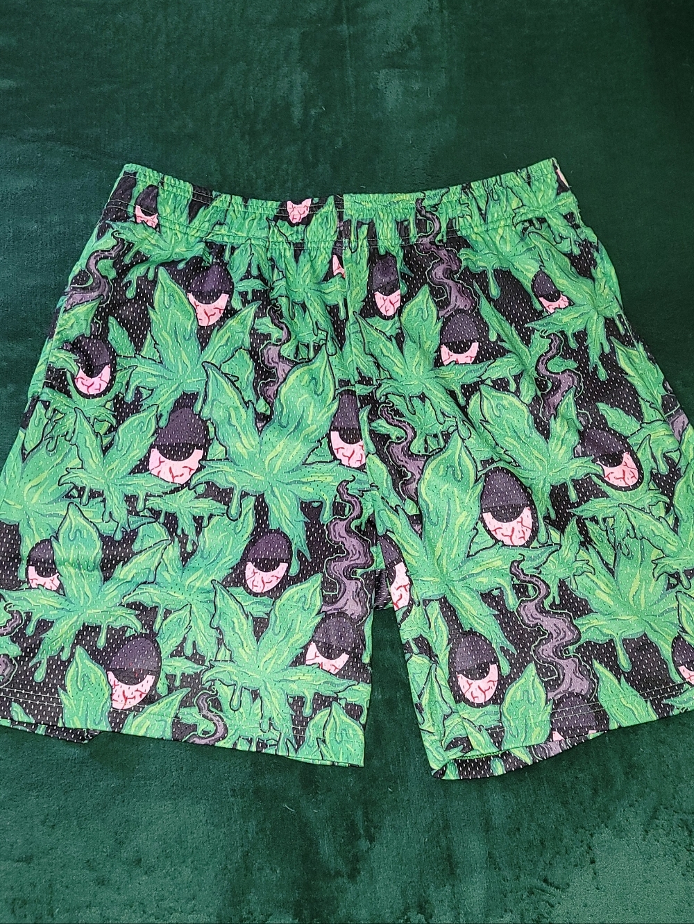 ETHIKA Stoney Leaf Basketball Mesh Shorts SEALED NWT